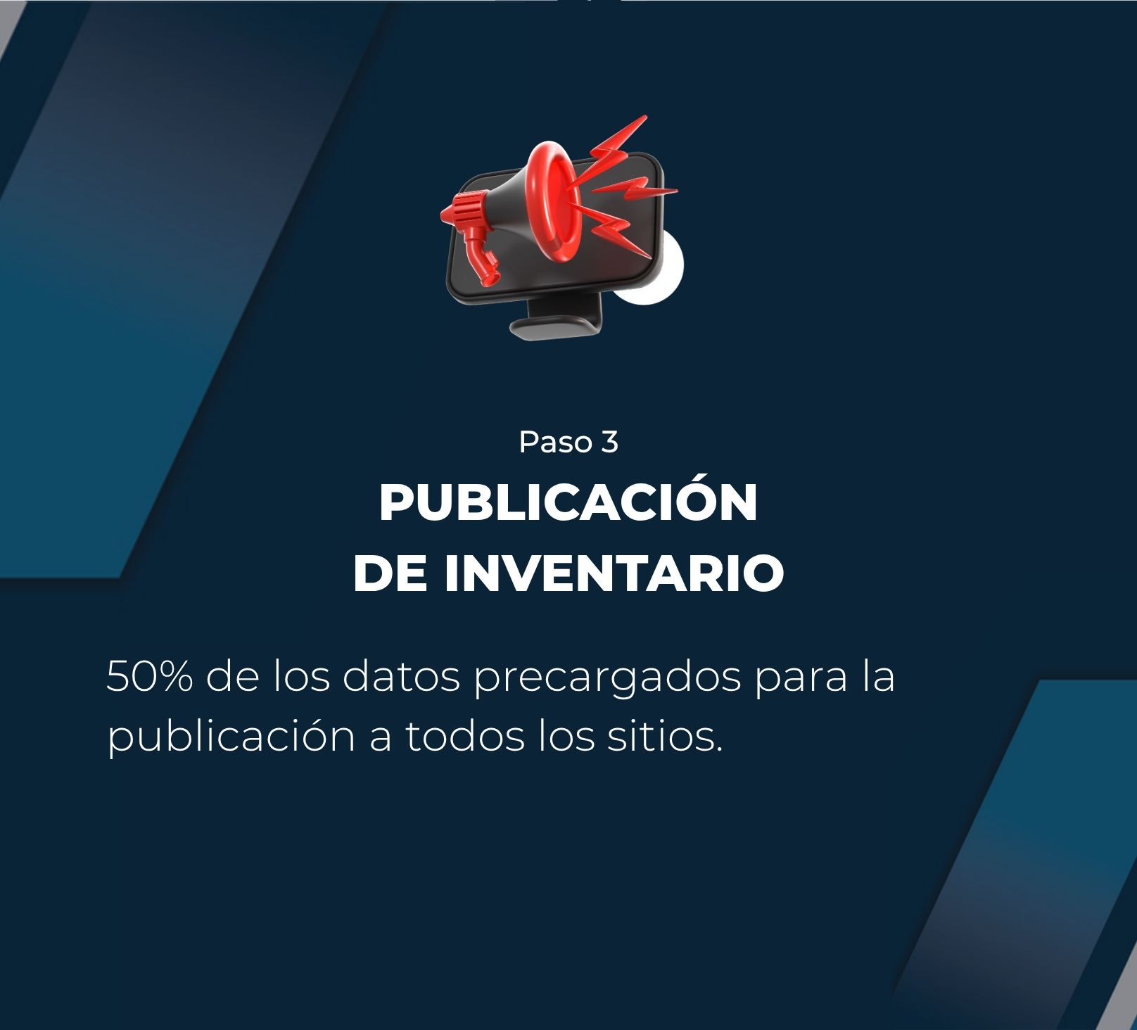 Paso 3 - Publicación de Inventario
